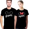 Forever Together Mickey Head Couple T-Shirt