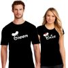 Groom Bride Couple T shirt thd