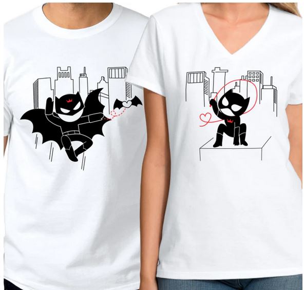 His & Hers Matching Couple Shirt Thd