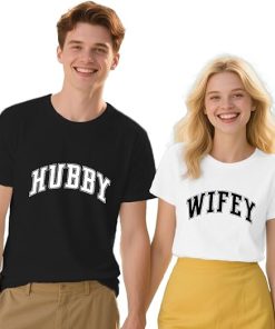 Hubby and Wifey Couples T-Shirt