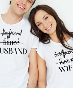Husband and Wife couple t-shirt thd