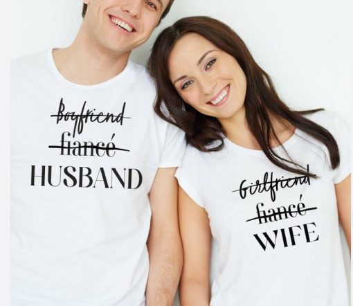 Husband and Wife couple t-shirt thd