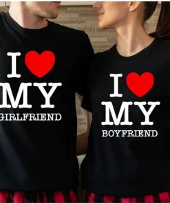 I Love My Girlfriend I Love My Boyfriend tshirt thd