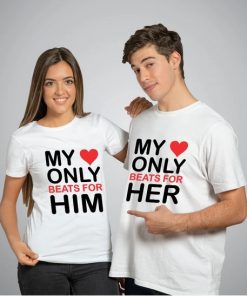 My Only Beats For Couple T-shirt thd