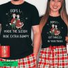 OOPS Funny Couples Christmas T-Shirt