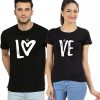 PRINT Love Couple t Shirts for Couple thd