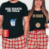 She Wants My Milk Couples T-Shirt