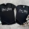 She is Mine I Am His Couple Shirts thd