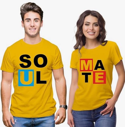 Soul Mate Couple T-Shirts thd
