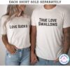 True Love Swallows Funny Matching Couples T-Shirt