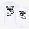 crazy in love Couple T Shirt thd