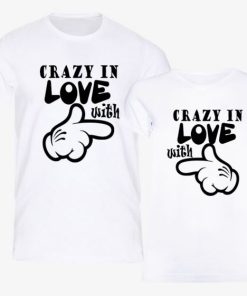 crazy in love Couple T Shirt thd