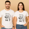 I Love You To The Moon And Back Couple T Shirt