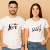 Let's Write A Love Story Copuple T Shirt