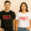 Sheez It Heez It Matching Couple T Shirt