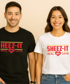 Sheez It Heez It Matching Couple T Shirt