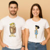 Flintstones Couple T Shirt