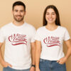 God Blessed the Broken Road Couple T Shirt